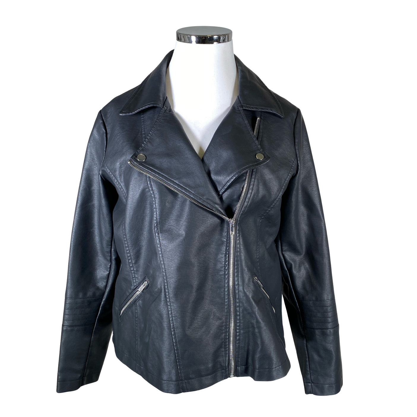 Unisex Zizzi - Nahkatakki, koko 46 -  (1)