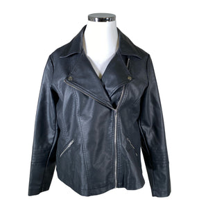 Unisex Zizzi - Nahkatakki, koko 46 -  (1)