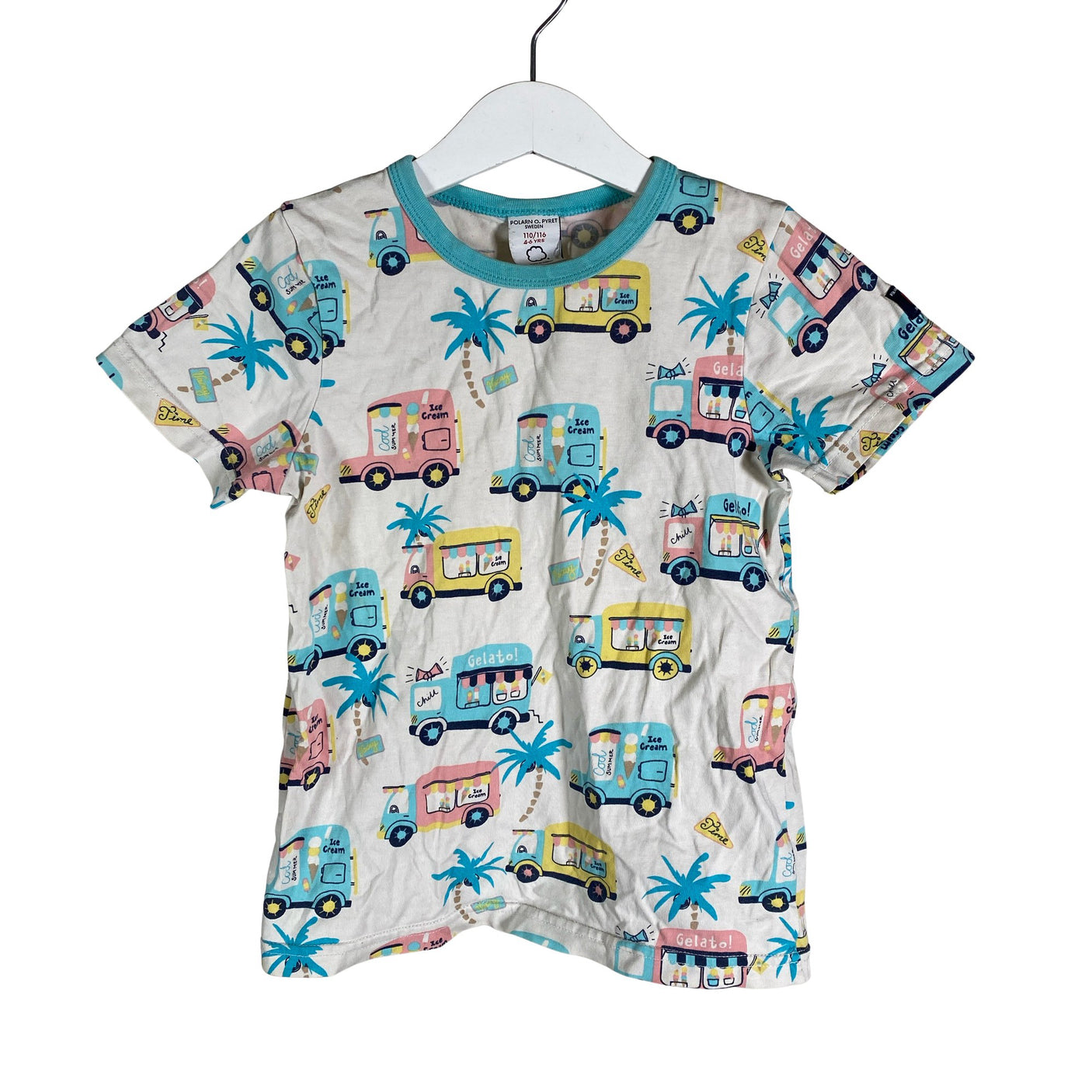 Unisex Polarn O. Pyret - T-paita, koko 110 - 116 -  (1)