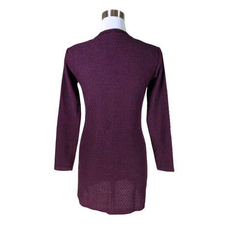 Unisex Alpa - Kardigan, suurus 36 - Veinipunane (2)