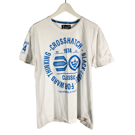 Unisex Crosshatch - T-paita, koko L -  ()