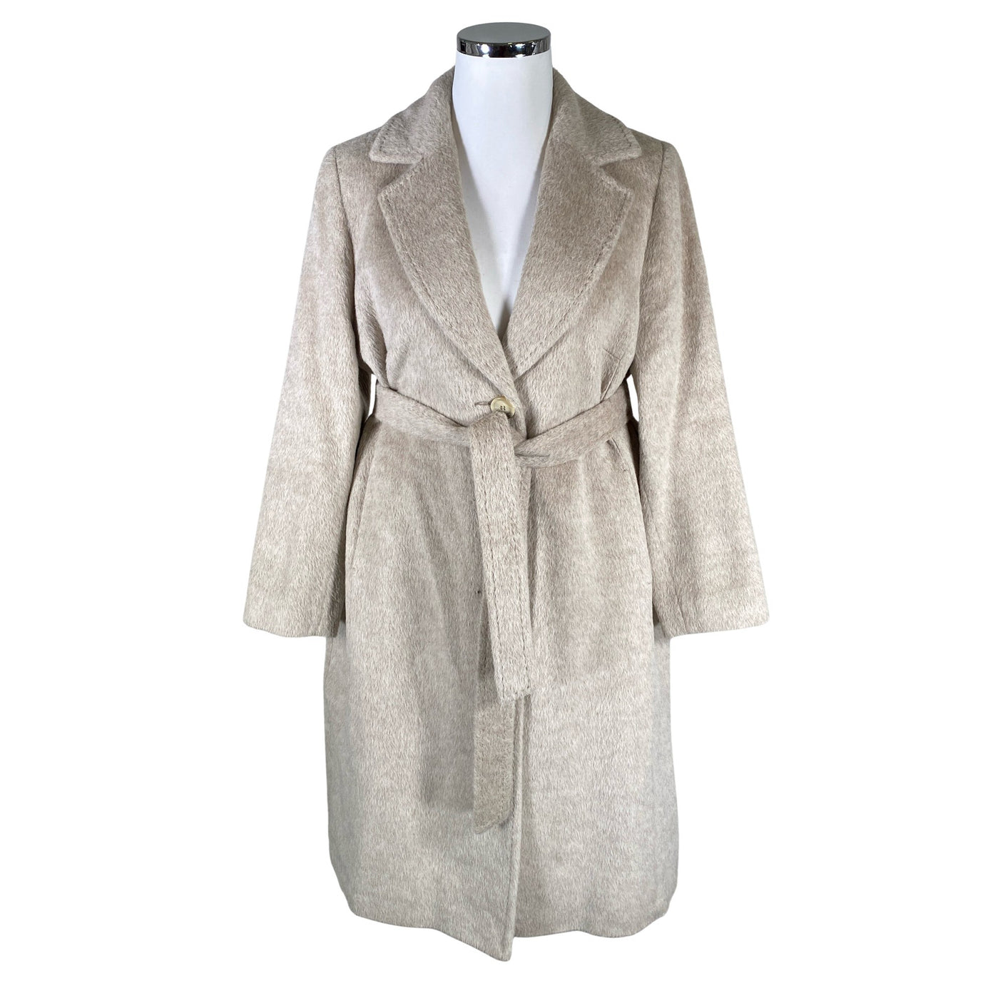Unisex Flare Collection - Villane mantel, suurus 44 - Beige (1)
