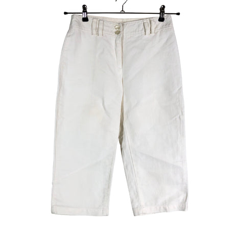 Unisex Your Face - Mittevenivad poolpikad püksid, suurus 34 - Looduslik valge ()