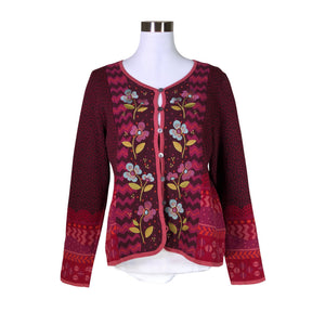 Unisex Gudrun Sjöden - Kardigan, suurus 38 - Veinipunane (1)