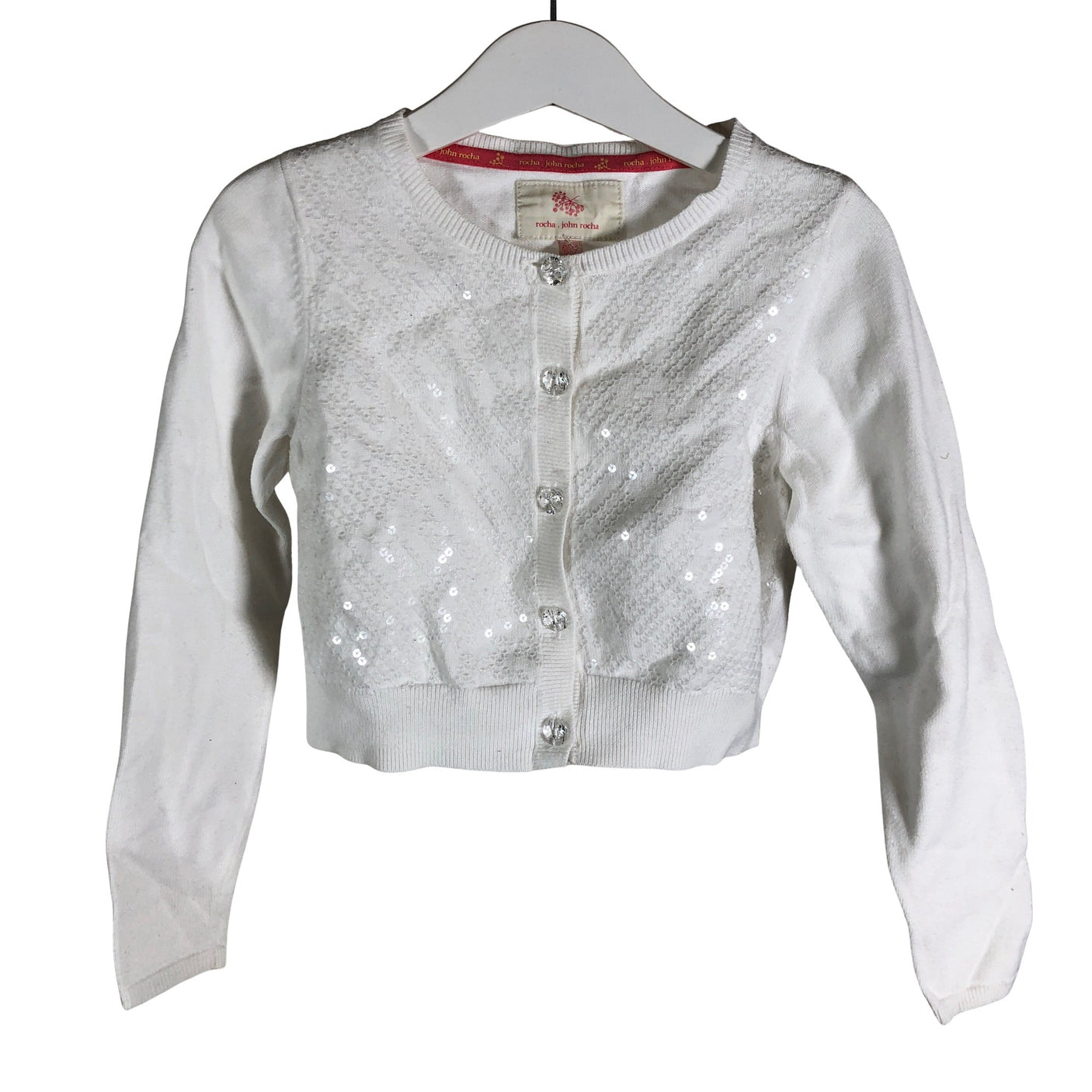 Unisex RJR John Rocha - Kootud boolero, suurus 116 - 122 - Valge (1)