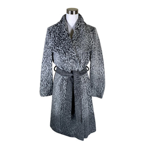Unisex Betty Barclay - Kunstkarusnahast mantel, suurus 42 - Hall (1)