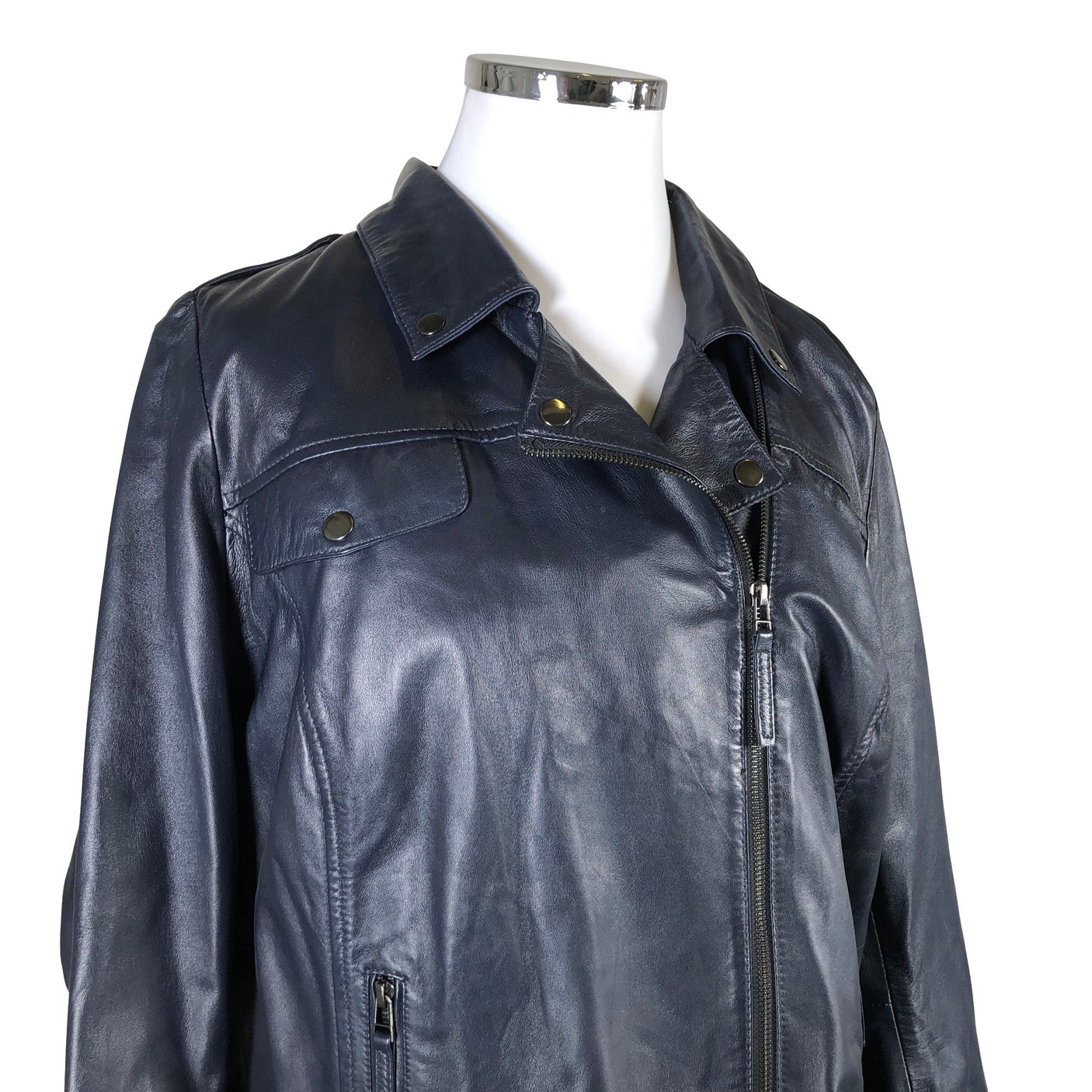 Unisex Ulla Popken - Nahkatakki, koko 50 -  (3)