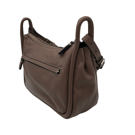 Unisex Parfois - Õlakott, suurus Midi - Pruun (2)