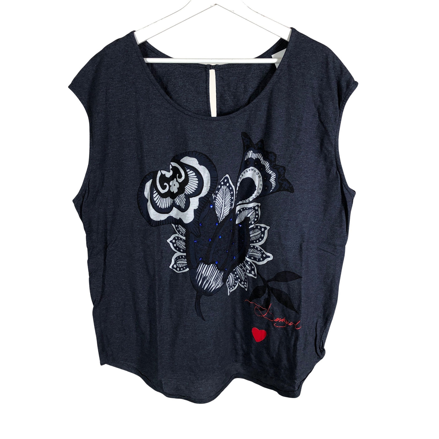 Unisex Desigual - Trikootoppi, koko 44 -  (1)