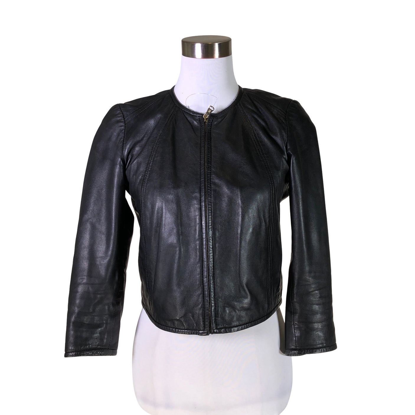 Unisex Massimo Dutti - Nahkatakki, koko 36 -  (1)