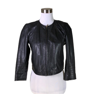 Unisex Massimo Dutti - Nahkatakki, koko 36 -  (1)