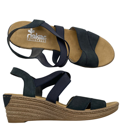 Unisex Rieker - Kiilakorkosandaalit, koko 38 -  ()
