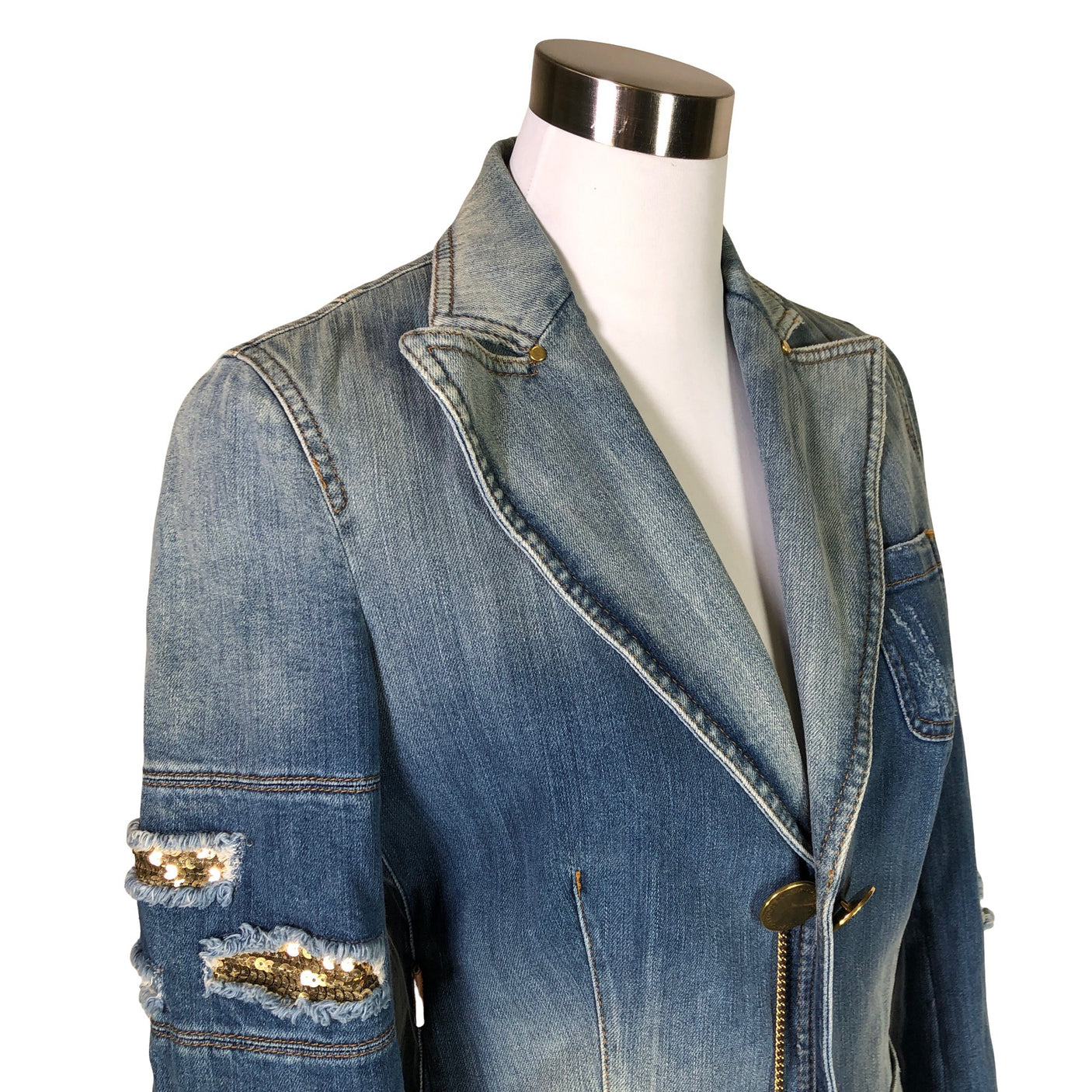 Unisex Moschino Jeans - Farkkutakki, koko 36 -  (3)