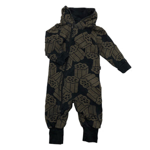 Unisex Pikkuset - Pükskostüüm, suurus 56 - 62 - Must (1)