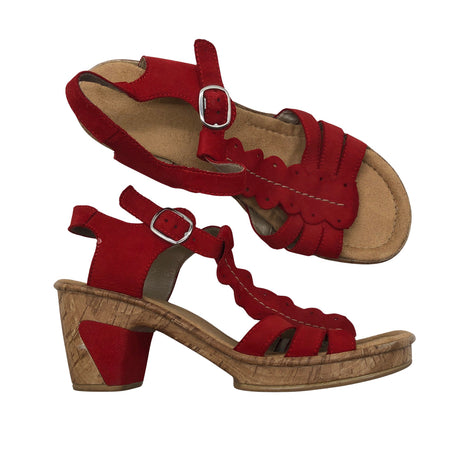 Unisex Rieker - Kontsaga rihmikud, suurus 38 - Punane ()