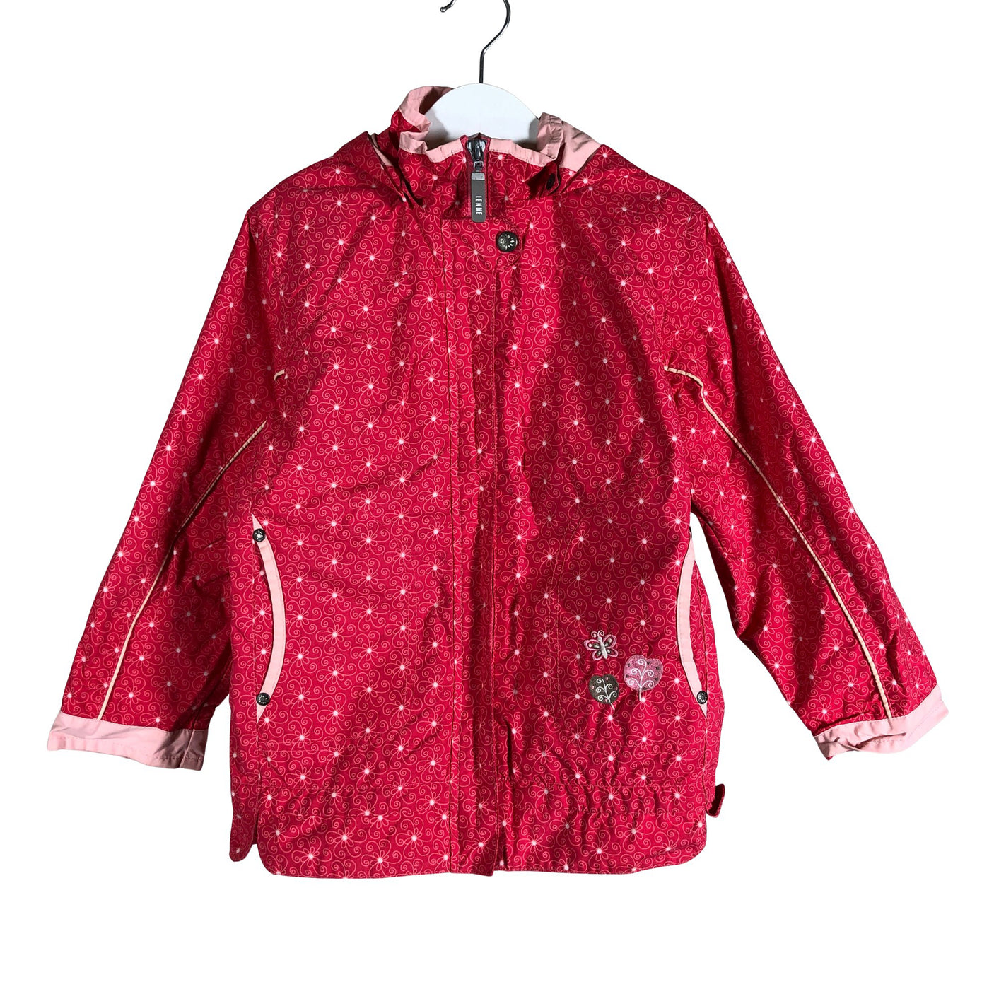 Unisex Lenne - Kevad-/sügisjope, suurus 110 - 116 - Punane (1)