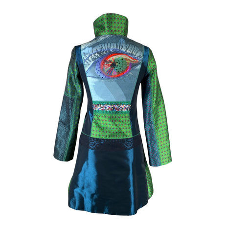 Unisex Desigual - Trentš, suurus 36 - Roheline (2)