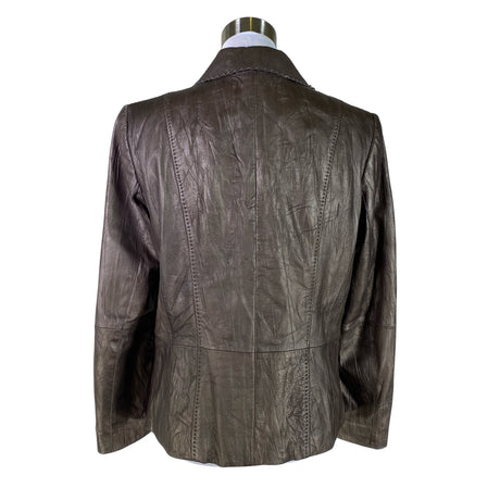 Unisex Gerry Weber - Nahktagi, suurus 40 - Pruun (2)