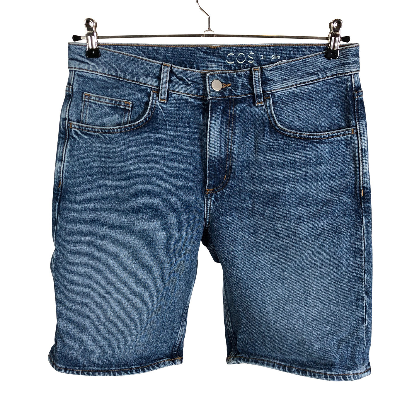 Unisex COS - Teksast lühikesed püksid, suurus W31 - Sinine (1)