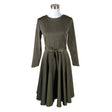 Unisex Desirée - Trikotaažist kleit, suurus 34 - Roheline ()