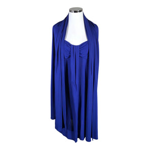 Unisex Marina Rinaldi - Trikotaažist kleit, suurus 46 - Sinine (3)