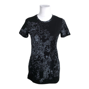 Unisex Nanso - T-särk, suurus 38 - Must (1)