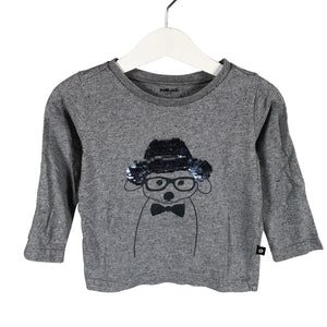 Unisex POMPdeLUX - Trikotaažist pluus, suurus 86 - 92 - Hall (1)