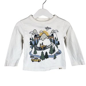 Unisex Gap - Trikotaažist pluus, suurus 86 - 92 - Valge (1)