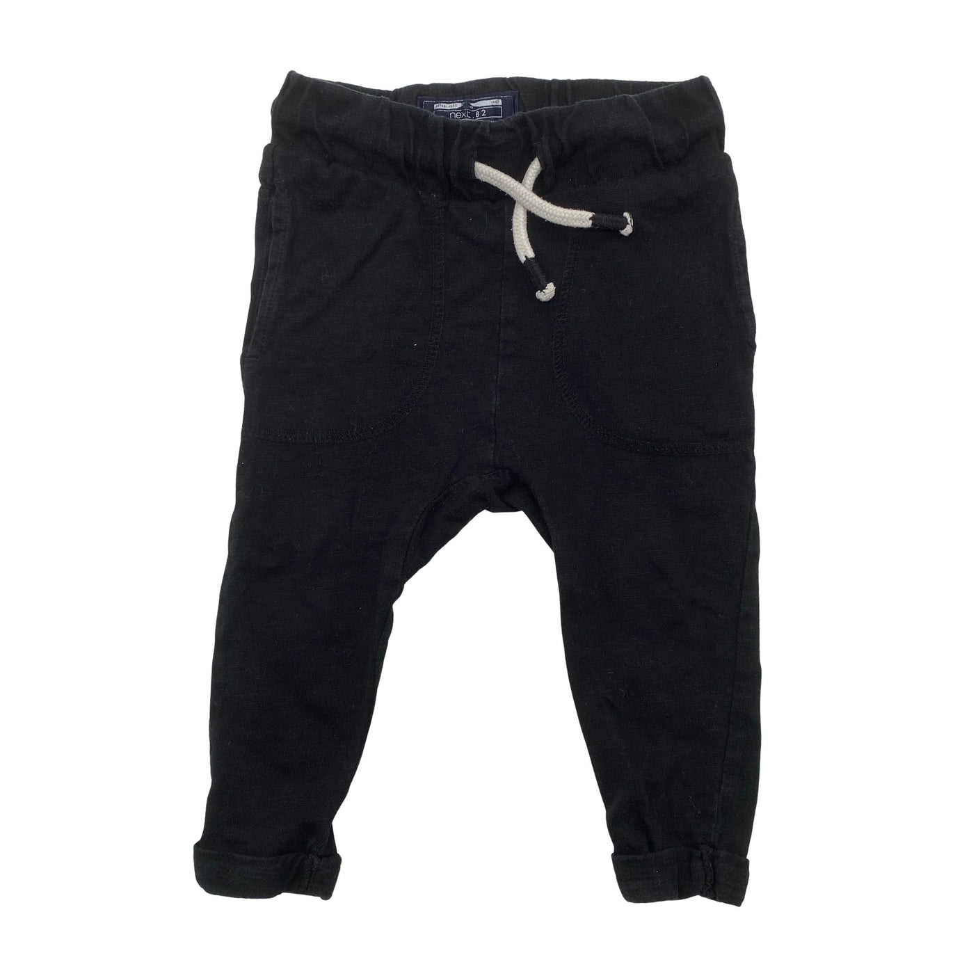 Unisex Next - Trikotaažist püksid, suurus 74 - 80 - Must (1)