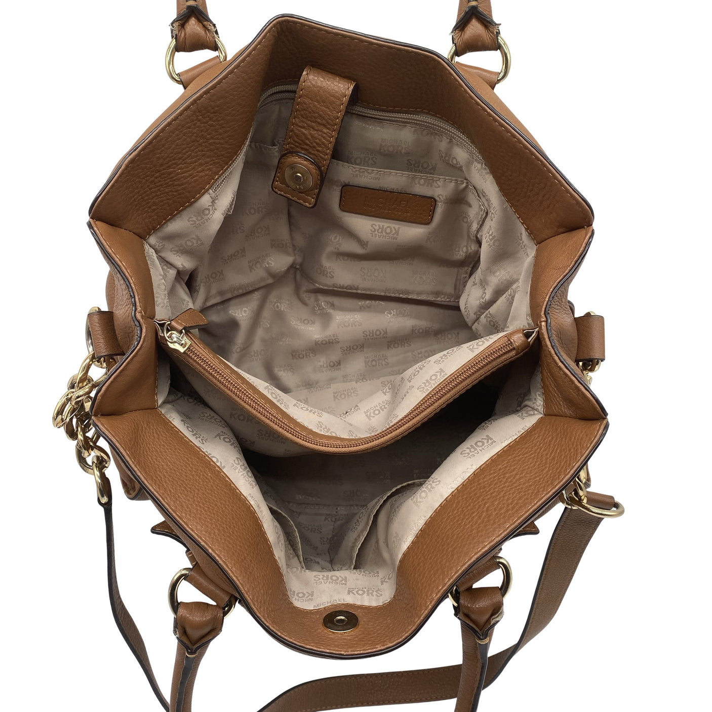 Unisex Michael Kors - Käekott, suurus Midi - Pruun (3)