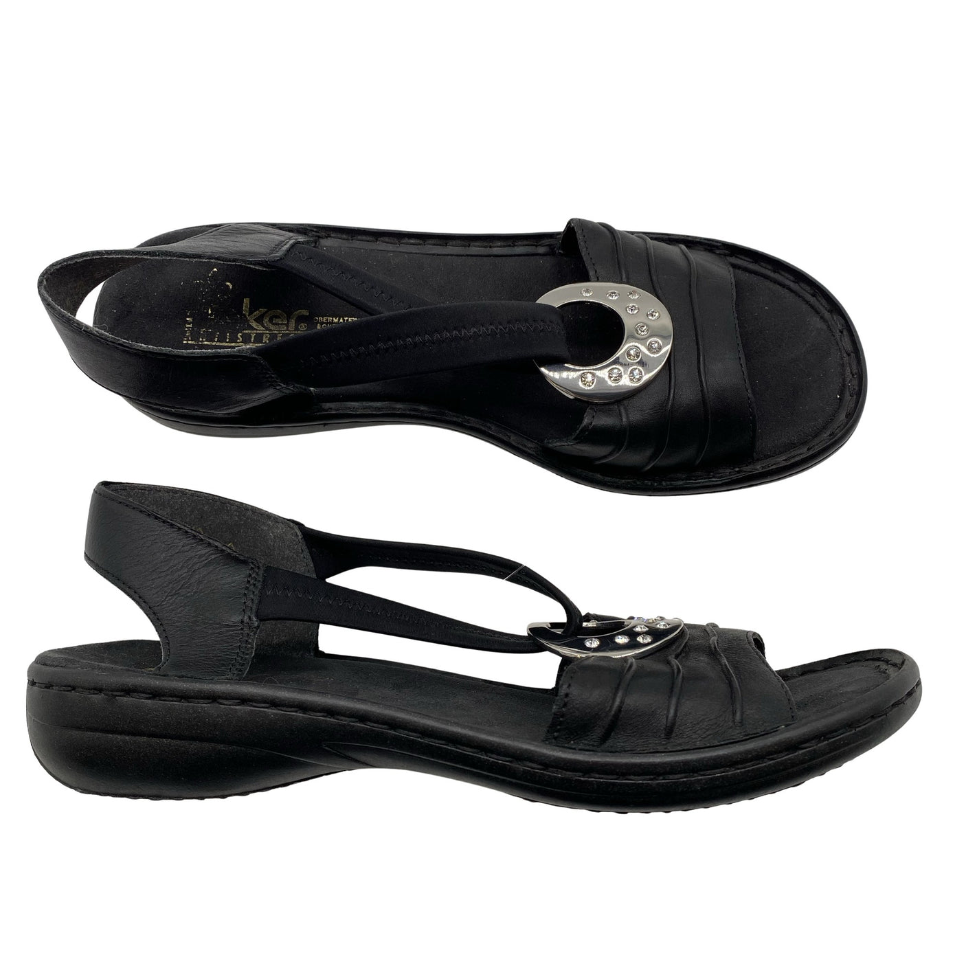 Unisex Rieker - Rihmikud, suurus 38 - Must (1)