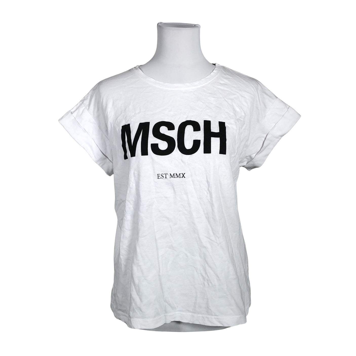 Unisex MSCH Copenhagen - T-särk, suurus 38 - Valge (1)