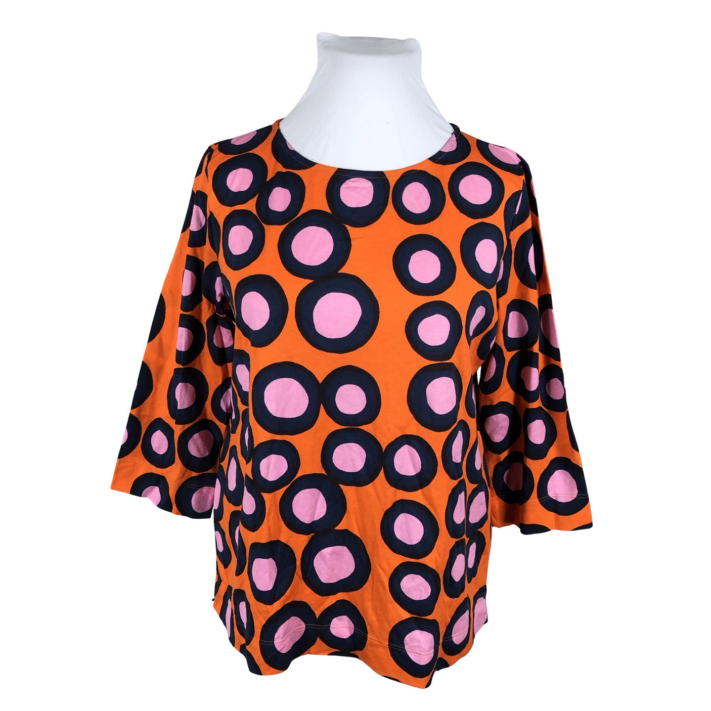 Unisex Marimekko - Trikotaažist pluus, suurus 44 - Oranž (1)