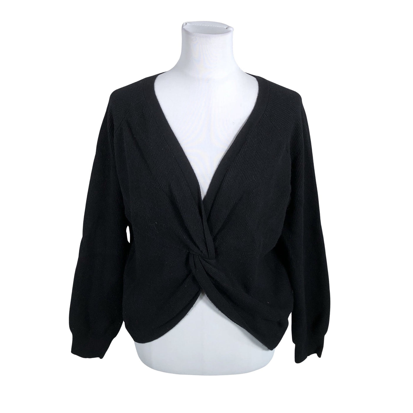 Naisten Massimo Dutti - Neulepaita, koko 38 - Musta (1)