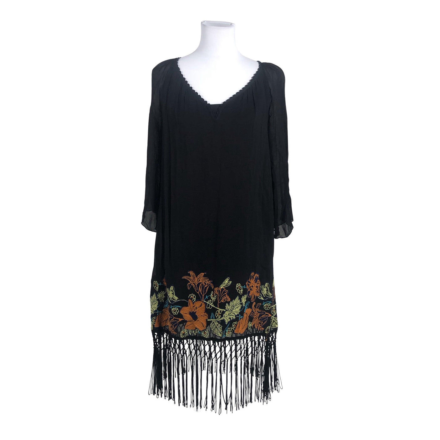 Unisex French Connection - Õhuke kleit, suurus 38 - Must (1)