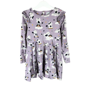 Unisex Polarn O. Pyret - Trikotaažist kleit, suurus 122 - 128 - Lilla (1)