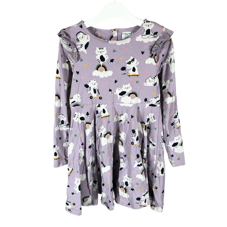 Unisex Polarn O. Pyret - Trikotaažist kleit, suurus 122 - 128 - Lilla ()