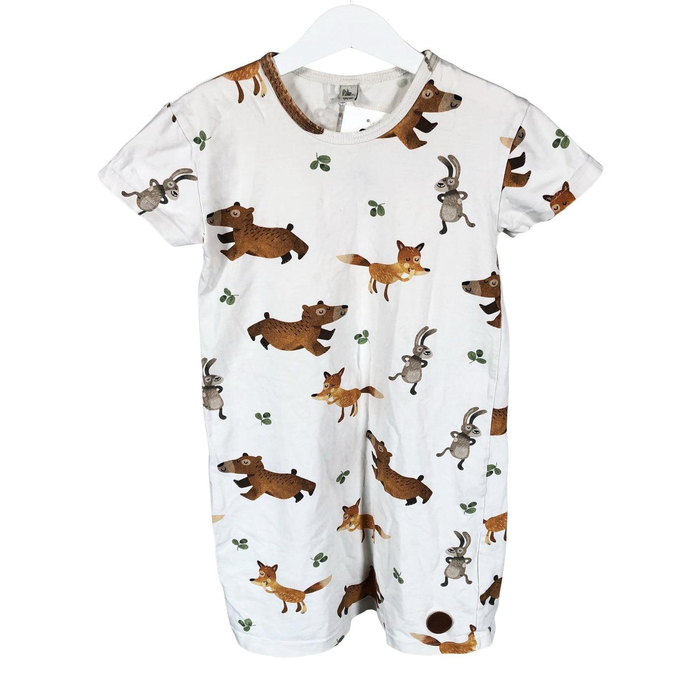 Unisex Blaa - Trikotaažist kleit, suurus 110 - 116 - Valge (1)
