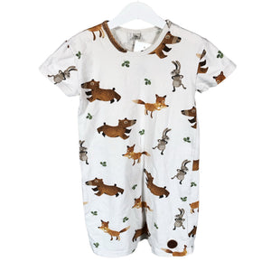 Unisex Blaa - Trikotaažist kleit, suurus 110 - 116 - Valge (1)