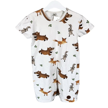 Unisex Blaa - Trikotaažist kleit, suurus 110 - 116 - Valge ()