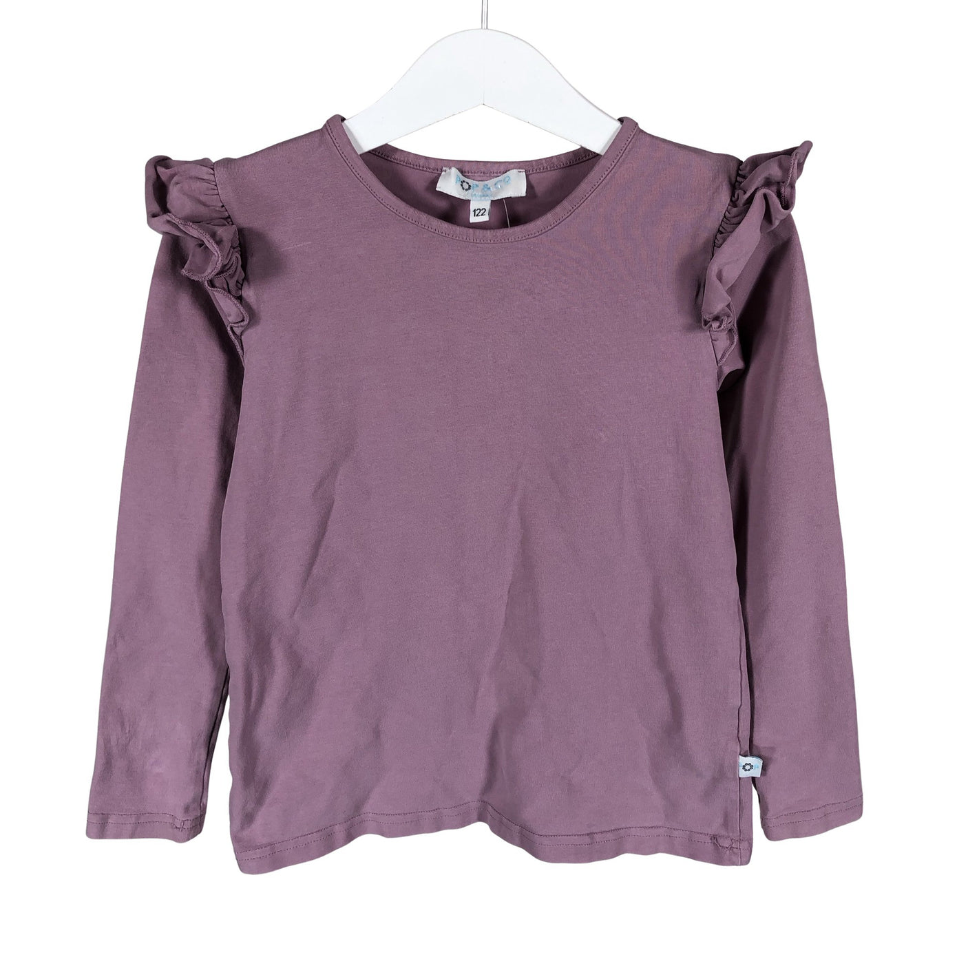 Unisex Pop & Co Helsinki - Trikotaažist pluus, suurus 116 - 122 - Lilla (1)