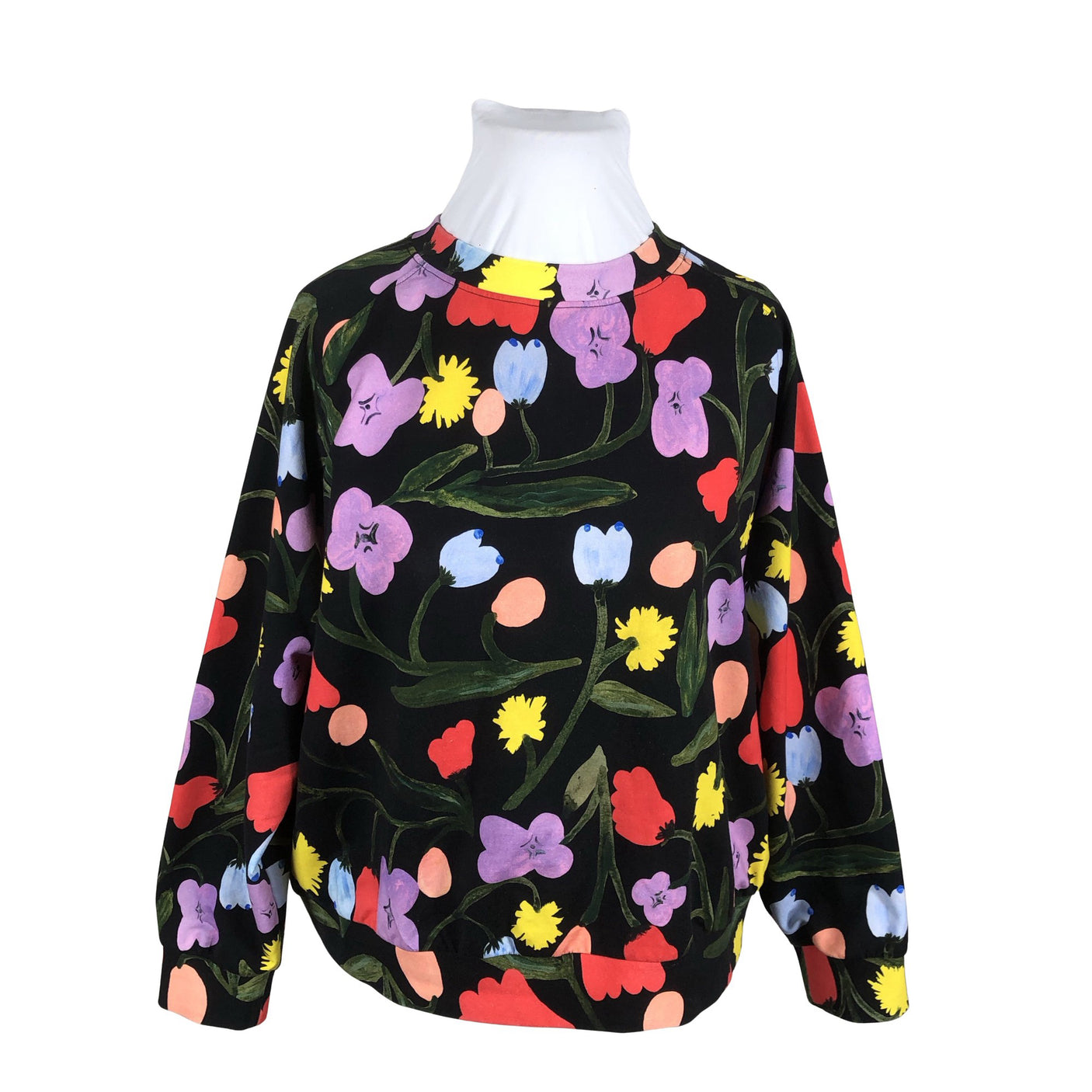 Unisex Papu - Trikotaažist pluus, suurus 42 - Must (1)
