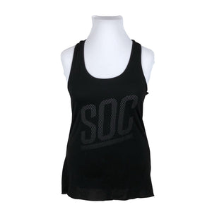 Unisex Soc - Trikotaažist topp, suurus 42 - Must (1)