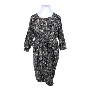 Unisex Papu - Trikotaažist kleit, suurus 42 - Must (1)