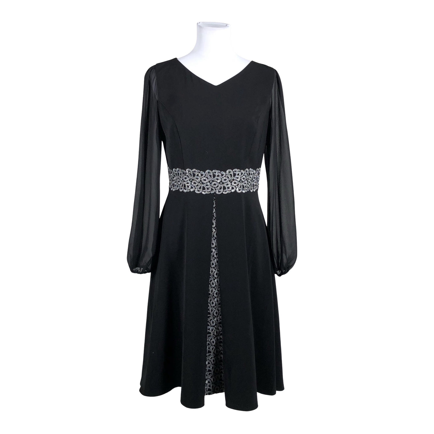 Unisex Mosaic - Pidulik kleit, suurus 38 - Must (1)