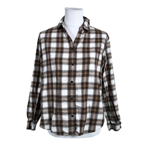Unisex Uniqlo - Flanellsärk, suurus 36 - Pruun (1)
