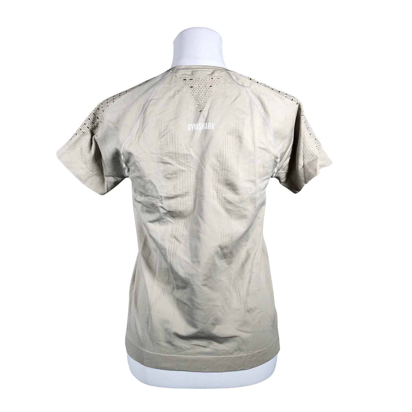 Unisex Gymshark - Spordisärk, lühikesed käised, suurus 36 - Beige (2)