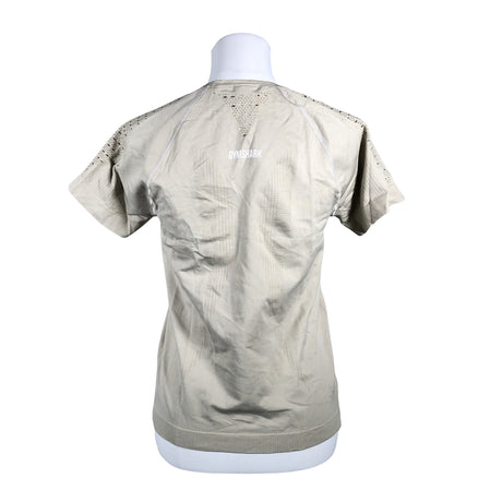 Unisex Gymshark - Spordisärk, lühikesed käised, suurus 36 - Beige (2)