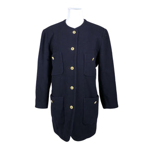 Unisex Master-Coat - Villane mantel, suurus 38 - Sinine (1)