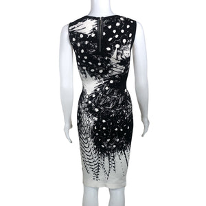 Unisex Karen Millen - Kootud kleit, suurus 34 - Must (2)